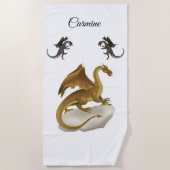 Kleurhanddoeken Dinosaur Strandlaken (Voorkant)