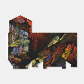 Kleurharmonie Abstracte Kunst Bedankdoosjes (Uitgevouwen)