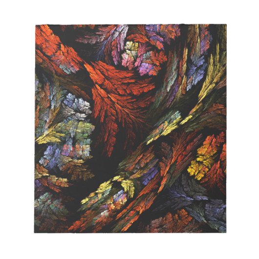 Kleurharmonie Abstracte Kunst Notitieblok (Voorkant)
