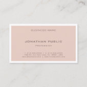 Kleurharmonie Moderne, elegante, stijlvolle vormge Visitekaartje (Achterkant)