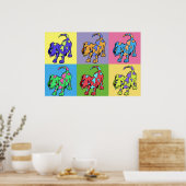 Kleurhonden Poster (Keuken)