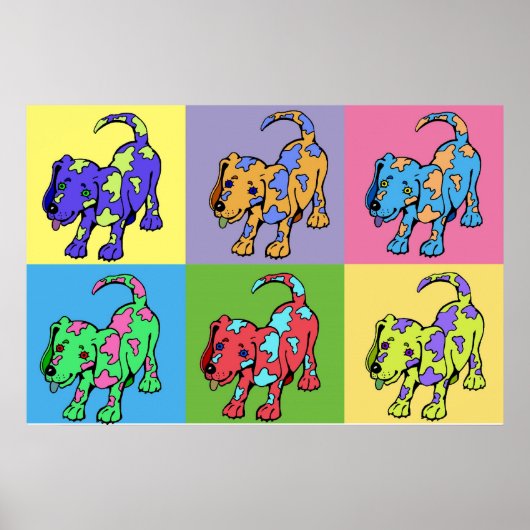 Kleurhonden Poster (Voorkant)