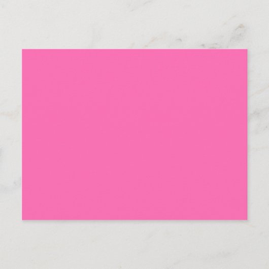 kleurhotroze briefkaart (Voorkant)
