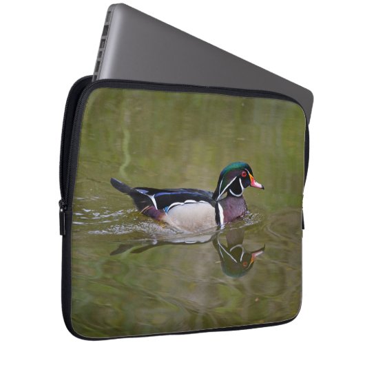 Kleurhouteend Laptop Sleeve (Voorkant Rechts)