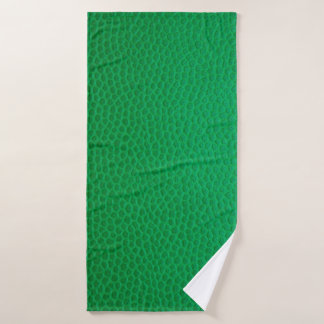 Kleurhuid met groene huid textuur badhanddoek