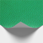 Kleurhuid met groene huid textuur cadeaupapier (Hoek)