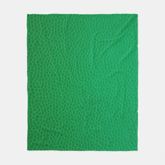 Kleurhuid met groene huid textuur fleece deken (Voorkant)