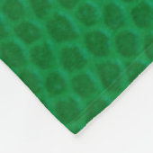Kleurhuid met groene huid textuur fleece deken (Hoek)