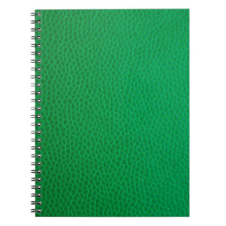 Kleurhuid met groene huid textuur notitieboek
