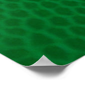 Kleurhuid met groene huid textuur poster (Hoek)