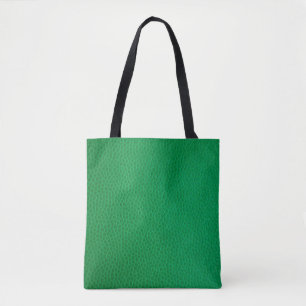 Kleurhuid met groene huid textuur tote bag