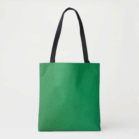 Kleurhuid met groene huid textuur tote bag (Voorkant)