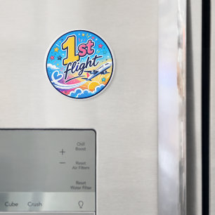 Kleurig 1e vluchtaandenkens vliegtuig magneet