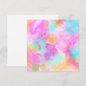 Kleurig abstract alcoholinkt Kunstpatroon vocht (Voorkant / Achterkant)