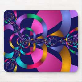 Kleurig abstract geometrisch patroon muismat