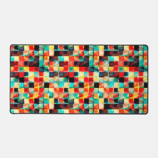 Kleurig abstract geomreëel ontwerp voor helder ele bureaumat (Voorkant)