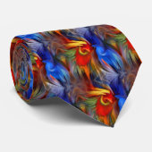 Kleurig Abstract kunstontwerp Stropdas (Opgerold)