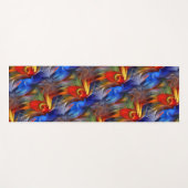 Kleurig Abstract kunstontwerp Yogamat (Voorkant (horizontaal))