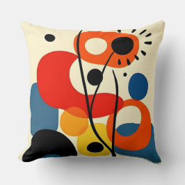 Kleurig abstract ontwerp kussen