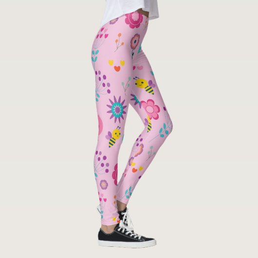 Kleurig abstract ontwerp leggings (Rechts)
