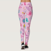 Kleurig abstract ontwerp leggings (Achterkant)