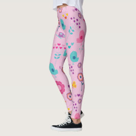 Kleurig abstract ontwerp leggings
