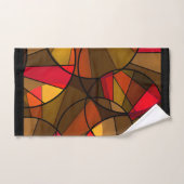 Kleurig abstract patroon bad handdoek (Handdoek)