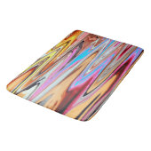Kleurig abstract patroon badmat (Gekanteld)