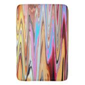 Kleurig abstract patroon badmat (Voorkant Verticaal)