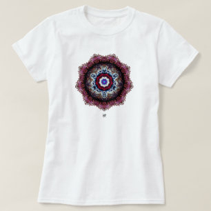Kleurig abstract patroon (buitenaards oog) t-shirt