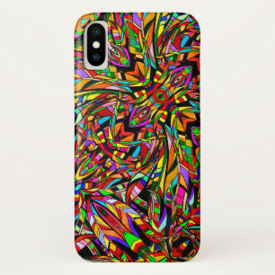 Kleurig abstract patroon Case-Mate iPhone case