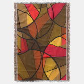 Kleurig abstract patroon deken (Voorkant Verticaal)