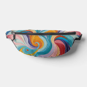 Kleurig abstract patroon heuptasje