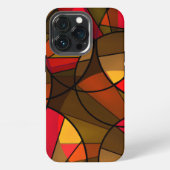 Kleurig abstract patroon iPhone hoesje (Achterkant)