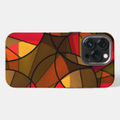 Kleurig abstract patroon iPhone hoesje (Achterkant horizontaal)