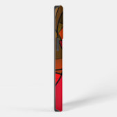 Kleurig abstract patroon iPhone hoesje (Rechterkant)