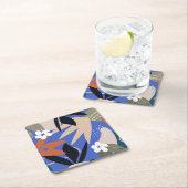 Kleurig abstract patroon kartonnen onderzetters (Insitu)