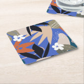 Kleurig abstract patroon kartonnen onderzetters (Schuin)