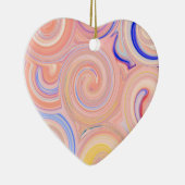 Kleurig abstract patroon keramisch ornament (Rechts)