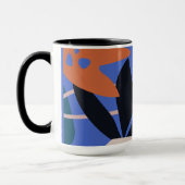 Kleurig abstract patroon mok (Links)