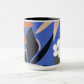 Kleurig abstract patroon mok (Midden)