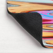 Kleurig abstract patroon muismat (Hoek)