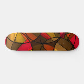 Kleurig abstract patroon persoonlijk skateboard (Horizontaal)