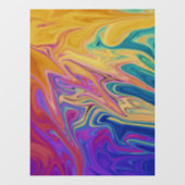 Kleurig abstract patroon raamsticker (Vel)