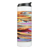 Kleurig abstract patroon thermosbeker (Gedraaid links)