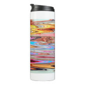 Kleurig abstract patroon thermosbeker (Geroteerd rechts)