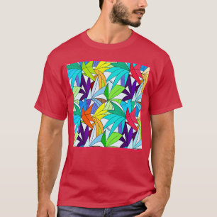 Kleurig Abstract patroonontwerp T-shirt