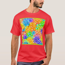 Kleurig Abstract patroonontwerp T-shirt