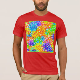 Kleurig Abstract patroonontwerp T-shirt