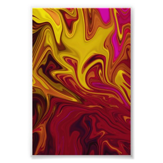 Kleurig abstract schilderij foto afdruk (Voorkant)